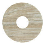 Rozet 17 mm (10 st.) Scarlet oak beige