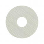 Rozet 17 mm (10 st.) Eiken beige wit