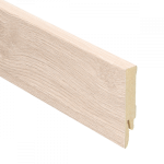 Rechte folieplinten 70x14 mm Eik licht beige