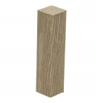 Hoek/eindstuk folie per 4 stuks Antiek eiken beige