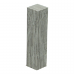 Hoek/eindstuk folie per 4 stuks Scarlet oak light grey