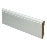 Kraalmodel MDF plinten met witte folie 