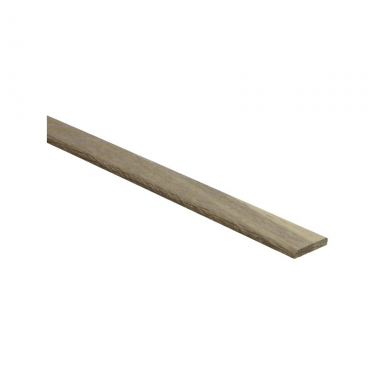 Afwerklijst 6x28 eiken wit invisible geolied