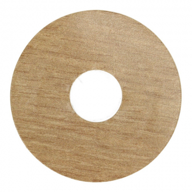 Rozet 17 mm (10 st.) Eiken naturel