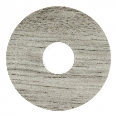 Rozet 17 mm (10 st.) Frans oud eiken grijs
