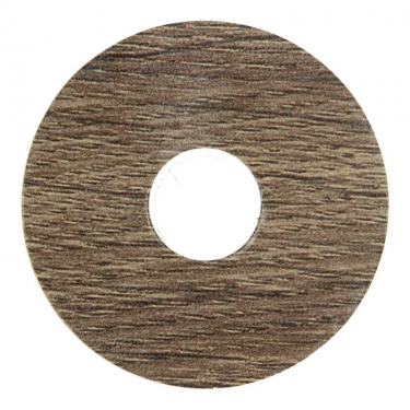 Rozet 17 mm (10 st.) Klassieke eik bruin