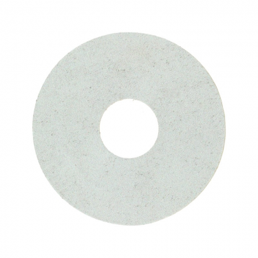 Rozet 17 mm (10 st.) Beton wit