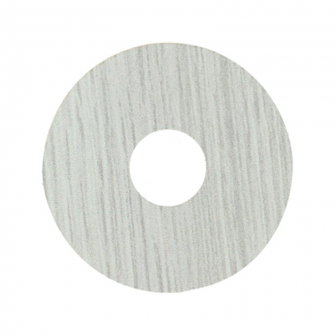 Rozet 17 mm (10 st.) Eiken wit grijs