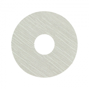 Rozet 17 mm (10 st.) Eiken beige wit