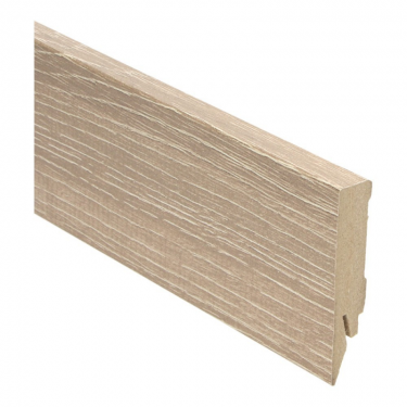 Rechte folieplinten 70x14 mm Antiek eiken beige