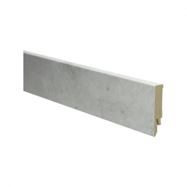 Rechte folieplinten 70x14 mm Beton licht