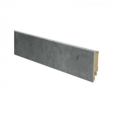 Rechte folieplinten 70x14 mm Beton grijs