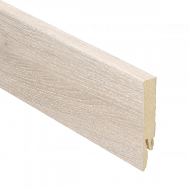 Rechte folieplinten 70x14 mm Naturel eik vergrijst