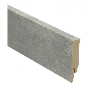 Rechte folieplinten 70x14 mm Concrete grey