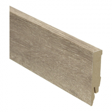 Rechte folieplinten 70x14 mm Mountain oak light grey