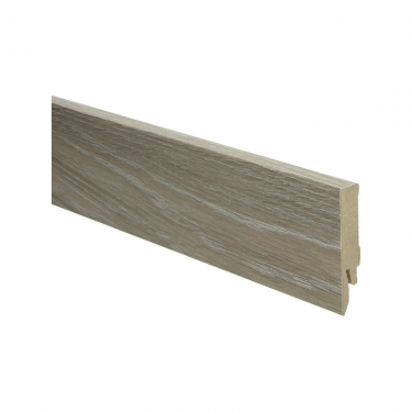 Rechte folieplinten 70x14 mm Verouderd eiken naturel