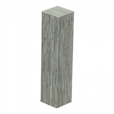 Hoek/eindstuk folie per 4 stuks Scarlet oak light grey