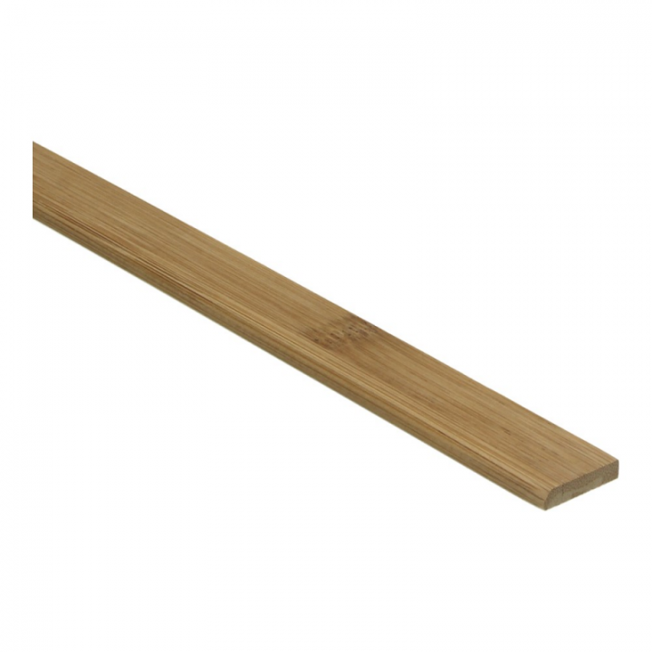 Bamboe afwerklijst 5x25 caramel geolied