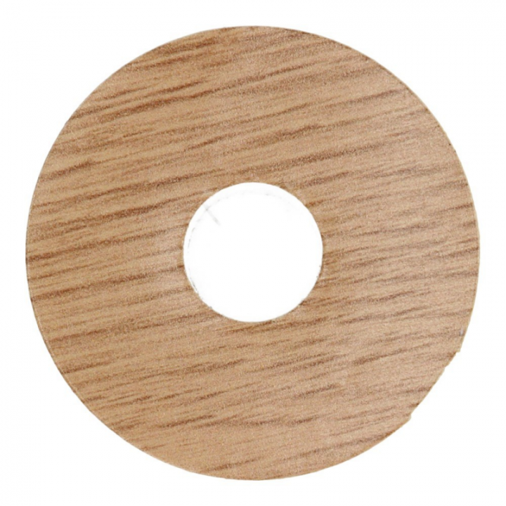 Rozet 17 mm (10 st.) Eiken naturel