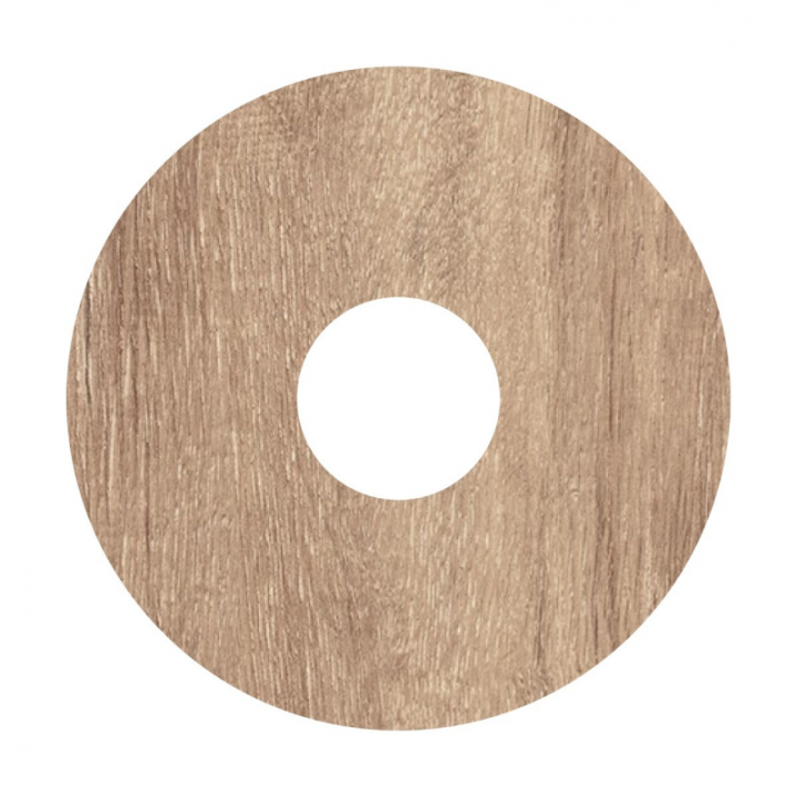 Rozet 17 mm (10 st.) Mountain oak light grey