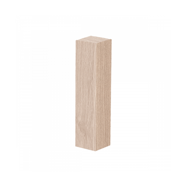 Hoek/eindstuk folie per 4 stuks Eik licht beige