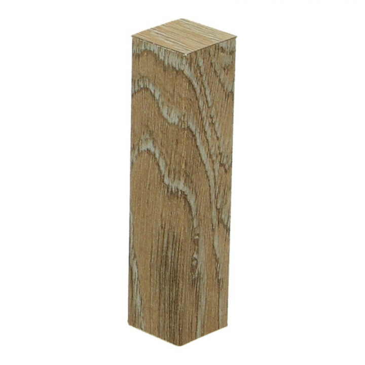 Hoek/eindstuk folie per 4 stuks Scarlet oak nature