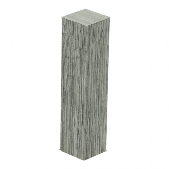 Hoek/eindstuk folie per 4 stuks Scarlet oak light grey