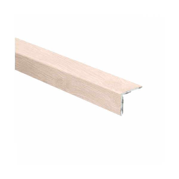 Duo-Hoekprofiel 24,5 x 30 mm Eik licht beige