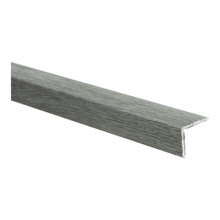 Duo-Hoekprofiel 24,5 x 30 mm Scarlet oak light grey